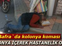 Kolonya içerek hastanelik oldu
