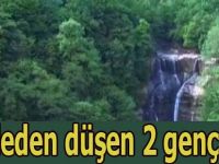 Şelaleden düşen 2 genç öldü