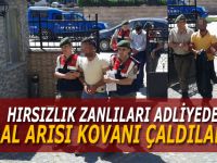 Hırsızlık zanlıları adliyeye sevk edildi