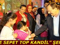 Bafra`da sele sepet top kandil şenliği