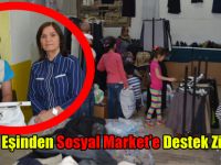 Başkan eşinden destek ziyareti