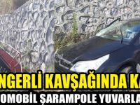 Lengerli Kavşağında kaza : 1 yaralı
