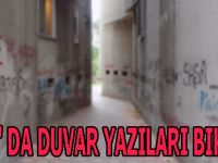 BAFRA' DA DUVAR YAZILARI BIKTIRDI