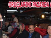 Oruçlarını Pazarda Açtılar