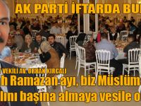 AK Parti Bafra İlçe Teşkilatı İftarda Buluştu