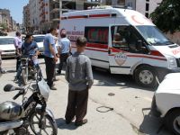 Bafra'da Trafik Kazası 1 kişi yaralandı