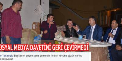Vatandaş Sosyal Medya’dan Davet Etti, Başkan Kırmadı