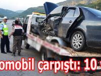 Boyabat'da feci kaza 10 yaralı