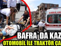 Bafra`da kaza: 2 yaralı