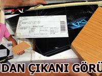 Amfi satın aldı kutudan tahta parçası çıktı