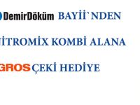 Demirdöküm Çelik Isı`dan 100 TL`lik hediye çeki