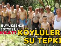 Samsun'da köylülerden su tepkisi