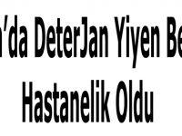 Bafra’da ‘Deterjan’ yiyen bebek hastanelik oldu