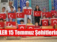 Minikler 15 Temmuz Şehitlerini Andı