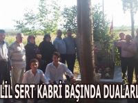 ŞEHİT HALİL SERT KABRİ BAŞINDA DUALARLA ANILDI