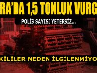 Bafra’da 1,5 Tonluk Hırsızlık