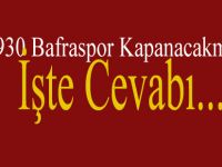 1930 Bafraspor Kapanacak mı?