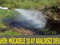 BAŞKAN ŞAHİN: MÜCADELE 10 AY ARALIKSIZ DEVAM EDİYOR
