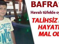 Bafra'da kaza ile vurulan Alperen yaşam savaşını kaybetti