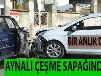 Bafra'da Aynalı Çeşme önünde kaza:1 yaralı