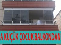 Bafra'da Balkondan düşen çocuk yaralandı