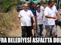 BAFRA BELEDİYESİ ASFALTTA DOLUDİZGİN