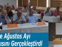 Belediye Ağustos Ayı Toplantısını Gerçekleştirdi