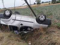 Amasya'da otomobil şarampole devrildi: 5 yaralı