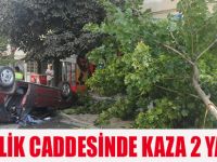 Bafra’da trafik kazası 2 kişi yaralı