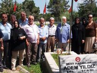 Şehit Adem Yıldız mezarı başında anıldı