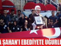 Bafra şehidine son görevini yapıyor