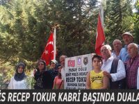 ŞEHİT POLİS RECEP TOKUR KABRİ BAŞINDA DUALARLA ANILDI