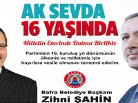 PARTİMİZİN 16. YILININ SEVİNCİNİ YAŞIYORUZ