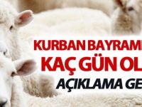 KURBAN BAYRAMI TATİLİ BELLİ OLDU