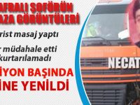 Direksiyon başında kalbine yenildi