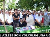 Yüzükçü ailesi son yolculuğuna uğurlandı
