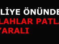 Adliye önünde silahlar patladı; 1 yaralı