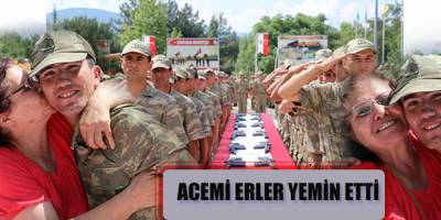Acemi erler yemin etti