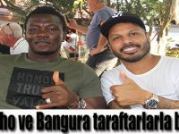 Alanzinho ve Bangura taraftarlarla buluştu
