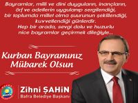BAŞKAN ŞAHİN: BAYRAMLAR SEVGİ, SAYGI VE KARDEŞLİKTİR