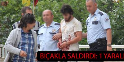 Havza'da Bıçakla saldırdı:1 yaralı