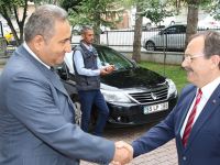 BAŞKAN ŞAHİN EMNİYET MÜDÜRÜNÜ ZİYARET ETTİ