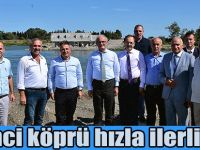 İkinci köprü hızla ilerliyor