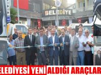 Bafra Belediyesi Yeni Aldığı Araçları Tanıttı