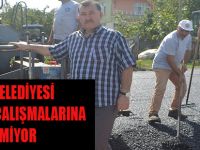 Belediye yeni makinaları ilk asfaltını döktü