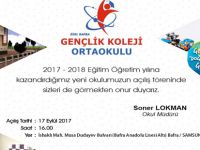 Gençlik koleji ortaokulları açılışına davet