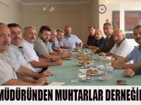 Emniyet Müdüründen Muhtarlara ziyaret