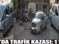 Bafra'da Trafik Kazası; 1 Yaralı