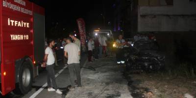 TOSKÖY KAVŞAĞINDA KAZA:3 YARALI