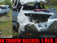 Bafra'da trafik kazası; 1 Ölü, 5 Yaralı